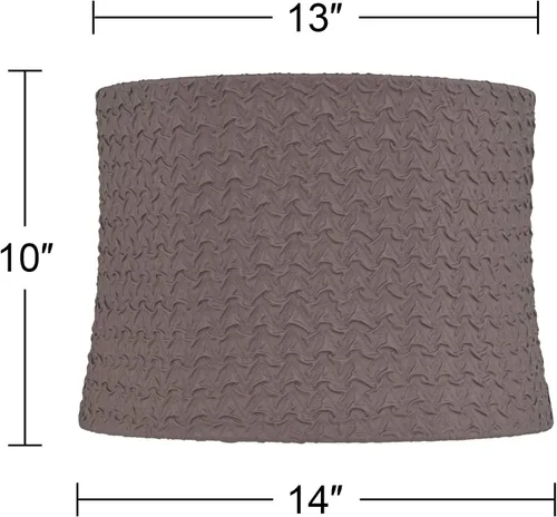 Miniatura 4 de Pantalla inclinada de 13 pulgadas superior x 14 pulgadas inferior x 10 pulgadas de alto x 10 pulgadas (premontada) de repuesto de tambor gris
