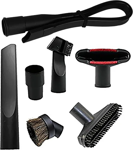 Accesorios de accesorios para aspiradora de 1 1/4 pulgadas, kit de herramientas para aspiradora, cepillo polvoriento con adaptador de manguera