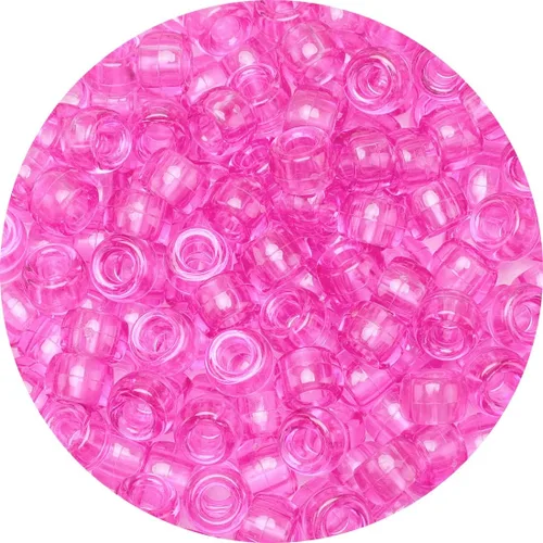 Miniatura 10 de Eppingwin 1000 cuentas de poni, cuentas, cuentas grandes de 0.24 x 0.35 pulgadas, cuentas para el cabello, cuentas para trenzas de cabello, cuentas