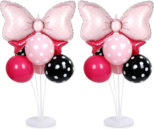 Miniatura 29 de Kit de soporte para globos de fiesta de fútbol 2 juegos con 2 globos de rugby de aluminio tipo bola, centro de mesa temático de fútbol para mesas