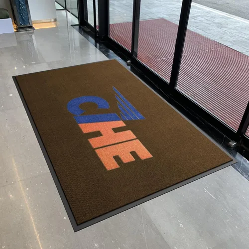 Miniatura 19 de Alfombrillas comerciales personalizadas para puertas Alfombra con logotipo personalizado Texto de entrada Alfombra para entrada con respaldo de goma