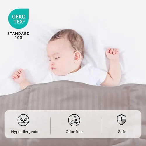 Miniatura 4 de ZPECC Edredón alternativo de plumón para niños pequeños, manta colcha hipoalergénica de 39 x 47 pulgadas, relleno de edredón para niños suave