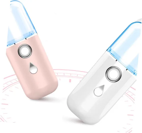 Miniatura 2 de FRCOLOR USB recargable mini instrumento de belleza de mano para hidratación humidificador de nano spray portátil para la cara para la hidratación