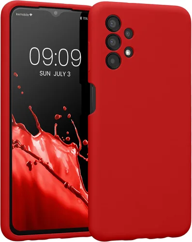 Miniatura 167 de kwmobile Funda compatible con Samsung Galaxy A13 4G - Funda delgada de silicona TPU - Acabado suave al tacto - Amarillo radiante