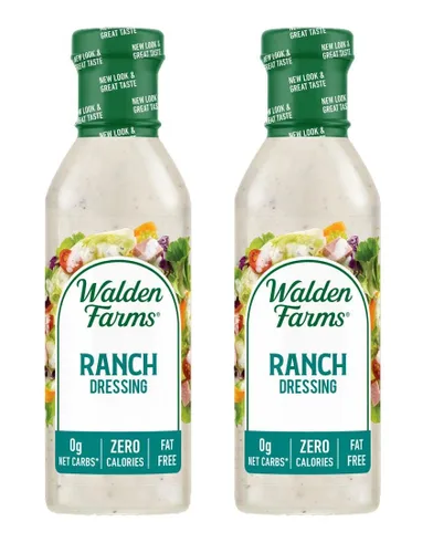 Miniatura 43 de Walden Farms Vinagreta de Tomate Seco al Sol – Aderezo sin calorías, bajo en carbohidratos, apto para dieta keto, vegano, sin azúcar con rico sabor
