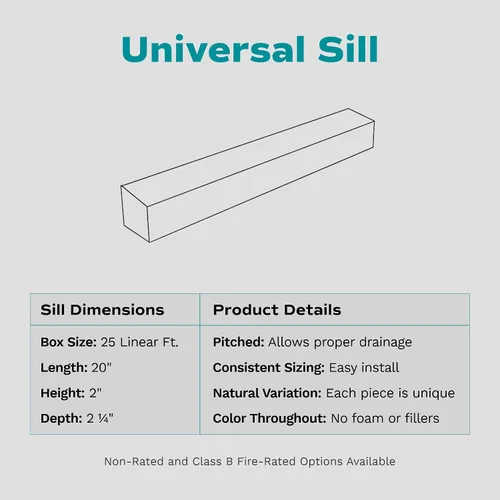 Miniatura 2 de Evolve Stone - Umbral universal KM no clasificado (25 lin. pies por caja)