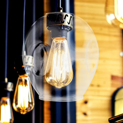 Miniatura 4 de Beaupretty Pantalla de cristal para lámpara de pared, pantalla de luz de repuesto, cubierta transparente para decoración del hogar, fácil