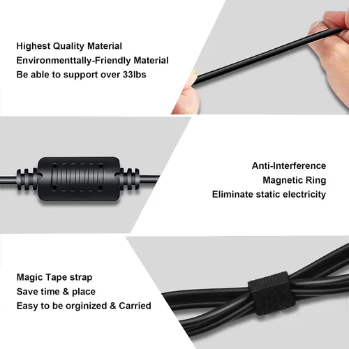 Miniatura 5 de Cargador para portátil de 65 W compatible con HP EliteBook 840 G3 G4 G5 G6 G7 850 G3 820 725 745 755 X360 Probook Charger 640 G5 650 G2 430 440 450