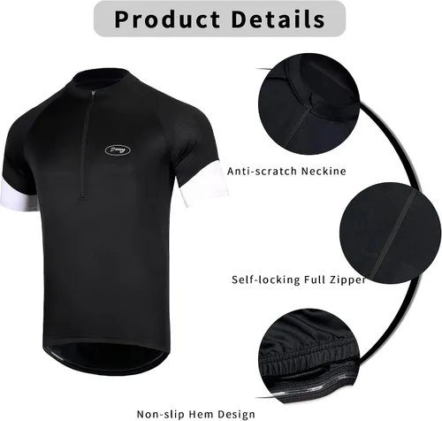 Miniatura 3 de Dooy - Camiseta de manga corta para hombre con bolsillos, transpirable, secado rápido