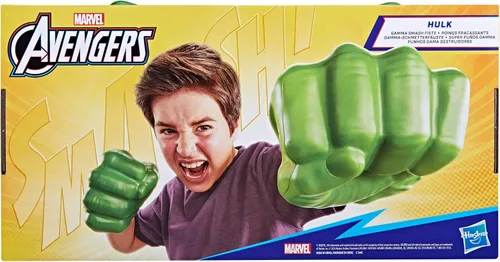Miniatura 10 de Marvel Puños de Hulk Gamma Smash, juguete de espuma suave para juegos de rol, juguetes de superhéroes de los Vengadores para niños de 5 años