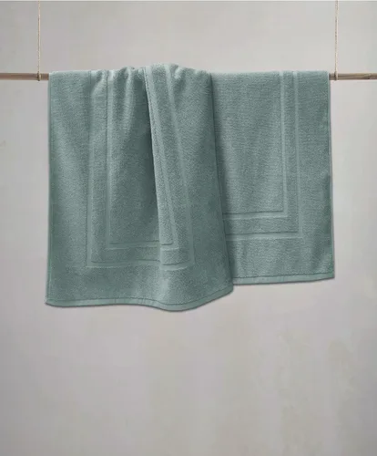 Miniatura 2 de Feather & Stitch - 2 tapetes de baño similares a toallas (30 x 21 pulgadas), tapete de baño de rizo de algodón 100% algodón, tapete de baño