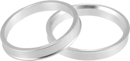 Miniatura 10 de X AUTOHAUX 2 piezas de anillos de buje centrados para el centro del orificio de la rueda de aluminio, de 65 mm de diámetro exterior a 57,1 mm