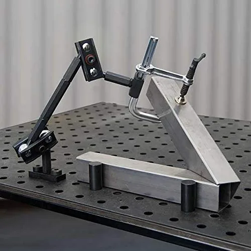 Miniatura 2 de Strong Hand Tools Brazo de fabricante modular de tercera mano, totalmente articulado, totalmente ajustable, base de montaje de mesa de 2 agujeros