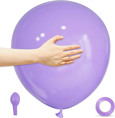 Miniatura 23 de Globos desnudos 18 pulgadas 12 unidades, globos grandes de látex redondos de helio para fiesta de cumpleaños, baby shower, boda, aniversario