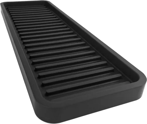 Miniatura 27 de Bandeja organizadora para fregadero de cocina de silicona, soporte de esponja y protector de encimera Plato y bandeja dispensadora de jabón