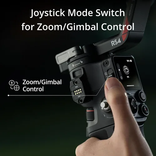 Miniatura 4 de DJI RS 4 Combo, estabilizador de cardán de 3 ejes para cámaras para cámara réflex y cámara sin espejo Canon/Sony/Panasonic/Nikon/Fujifilm, disparo