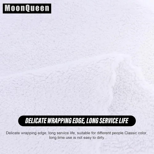 Miniatura 7 de MOONQUEEN Juego de 24 toallas ultrasuaves de alta calidad, 12 x 12 pulgadas, secado rápido, ropa de baño de terciopelo coral altamente absorbente