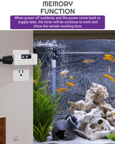 Miniatura 6 de NEARPOW - Temporizador de cuenta regresiva para interiores, temporizadores de apagado automático con pantalla grande, cuenta regresiva