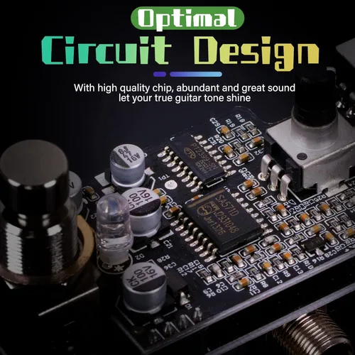 Miniatura 5 de Crunch Distortion Guitar Pedal, Lotkey Electric Effects Pedals Mini Single Type DC 9V True Bypass