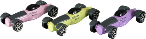 Miniatura 2 de Blu Track Racers (paquete de 3 pastel)