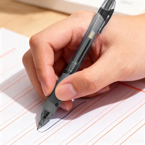 Miniatura 2 de ejet Paquete de 12 bolígrafos de gel negros de línea fina de 0.020 in – Bolígrafos de gel retráctiles para una escritura suave Ideal