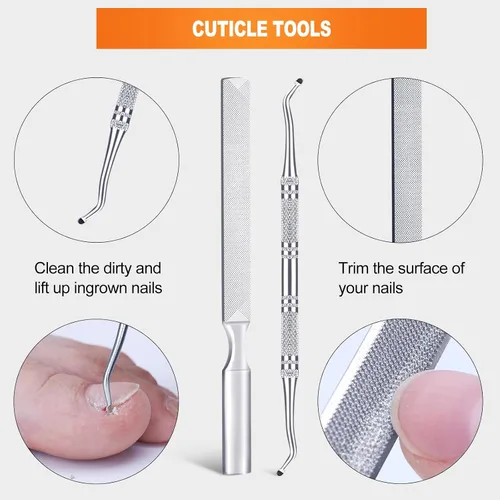 Miniatura 5 de Cortaúñas para uñas gruesas de adultos mayores, cortaúñas resistentes, cortaúñas profesionales, mango largo ergonómico antideslizante, cortaúñas