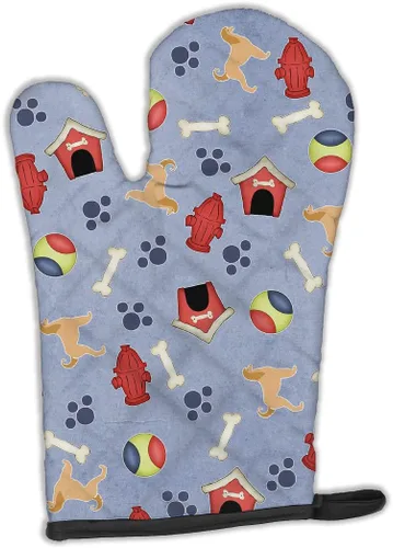 Miniatura 68 de Caroline's Treasures BB4872OVMT - Guante de horno de Navidad Affenpinscher resistente al calor, grueso para sartenes calientes y horno, manopla