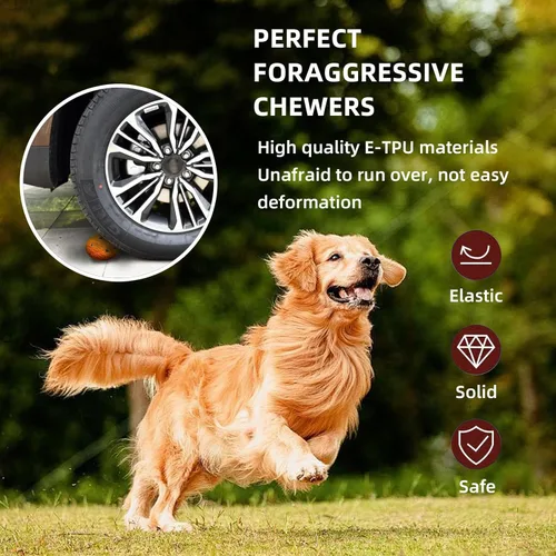 Miniatura 5 de 4 pelotas de perro de gran tamaño, pelota de tenis de 3.15 pulgadas para masticadores agresivos, bolas de juguete duraderas para perros, juguetes
