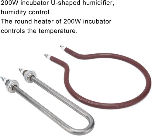 Miniatura 3 de Elemento calefactor del tubo del calentador de la incubadora, elemento calefactor de la incubadora de 200 W, accesorios de bobina del calentador