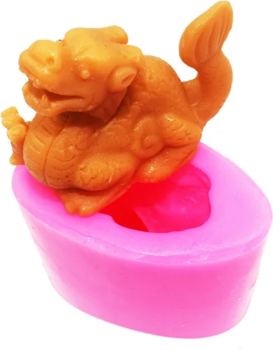 Miniatura 4 de Molde de pavo real S364 Craft Art Silicone Soap Molds Craft Molds DIY Moldes de vela hechos a mano
