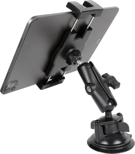Miniatura 10 de Pilots - Soporte para tablet con ventosas dobles fuertes, soporte universal para iPad para aviones, coche, barco, camión, parabrisas, compatible