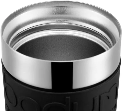 Miniatura 3 de Bodum 11068-01 - Taza de viaje al vacío, 0.35 L, tamaño pequeño, color negro, 1 unidad (paquete de 1)