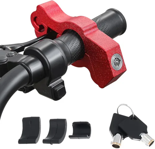 Miniatura 10 de Windance Cerradura antirrobo para motocicleta,Bloqueo de freno delantero de alta resistencia,Protección de manillar de freno de embrague con agarre