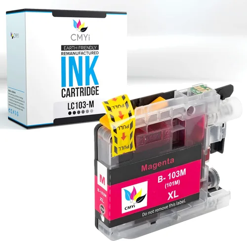 Miniatura 14 de LC103 - Cartucho de tinta de repuesto negro para Brother DCP-J132W, J152W, J172W, J4110DW, J552DW, J752DW, MFC-J245, J285DW, J4310DW, J4410DW