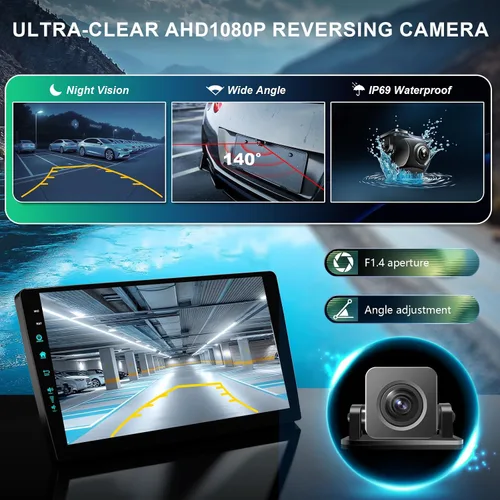 Miniatura 6 de Reemplazo de actualización estéreo de radio de coche 5GWiFi de 9 pulgadas (4Ram 64Rom) para Ford F150 F-150 2009-2012 Android 13 con CarPlay/Android