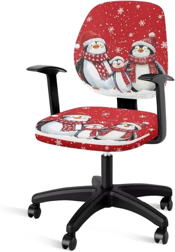 Miniatura 13 de Office Chair Covers with Arms Trendy American Flag Lightweight Computer Chair Slipcover Set of 2 Elastic Fabric Furniture Protector for Swivel