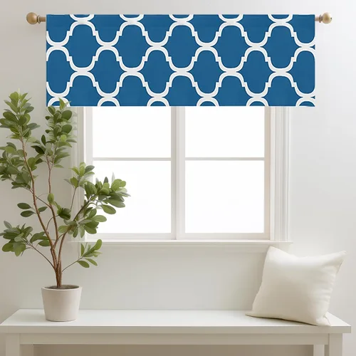 Miniatura 61 de Melodieux - Cortinas de bolsillo de moda marroquí para cocina, cafetería o baño, pequeñas ventanas