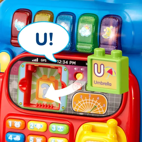 Miniatura 4 de VTech Sit-to-Stand Nuevo Tren del Alfabeto, Rojo