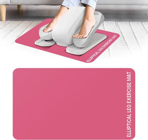 Miniatura 10 de Alfombrilla elíptica para debajo del escritorio, equipo de ejercicio antideslizante para bicicleta Peloton, pequeña alfombrilla de ejercicio