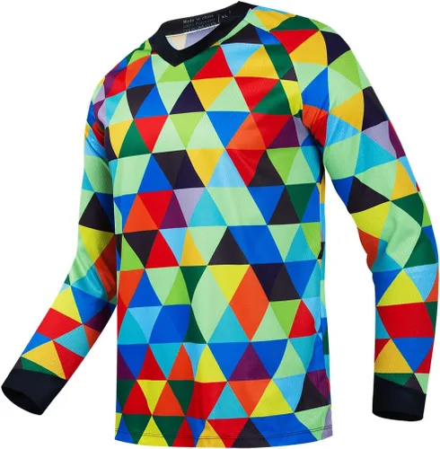 Miniatura 115 de Hotlion Camiseta de ciclismo para hombre, manga larga, MTB Motocross, ropa de carreras todoterreno