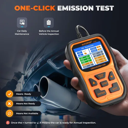 Miniatura 5 de AUTOPHIX Escáner OM126P OBD2, lector de código de luz de verificación del motor, escáner de código de automóvil para diagnóstico automotriz, lectura