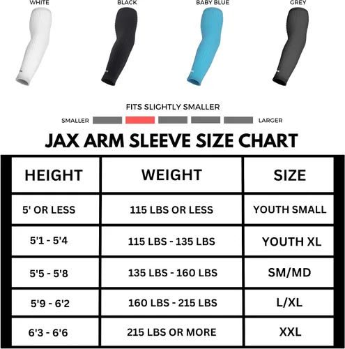 Miniatura 7 de Jax Baseball Arm Sleeves - Youth and Adult