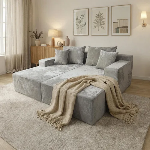 Miniatura 14 de Sytopia - Silla reposera con reposabrazos, sofá cama extragrande con 3 almohadas, cómodo sofá sin huesos, silla de lectura para dormir para sala