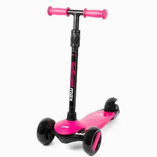 New-Bounce Scooters para niños pequeños – Scooter de 3 ruedas para niños con manubrio ajustable – El GoScoot MAX es perfecto para niños y niños Rosa