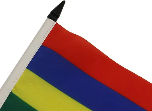 Miniatura 29 de AZ FLAG Sierra Leone Bandera de mesa 5'' x 8'' - Bandera de escritorio de Sierra Leona 21 x 14 cm - Bastón y base de plástico negro