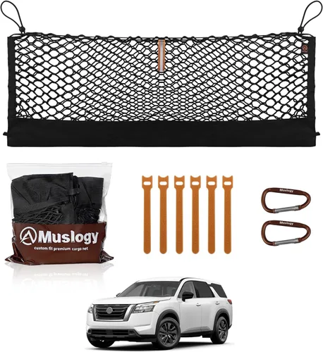 Miniatura 46 de Muslogy para Maverick - Accesorios de Red de Malla de Carga Extensible, Organizador de Maletero, Red de Malla Elástica para Cama de Carga