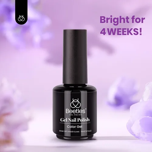Miniatura 689 de Beetles - Esmalte de uñas de gel marrón – 0.5 onzas líquidas de esmalte de gel marrón oscuro, lámpara LED UV para uñas, regalo de manicura para I