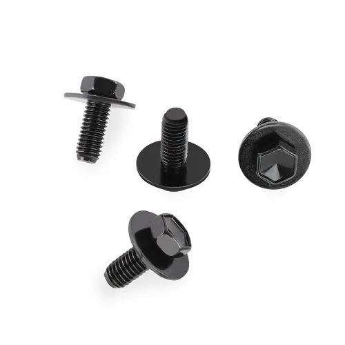 Miniatura 7 de 4 piezas de 12 mm de pernos y juntas de placa deslizante frontal superior compatibles con Toyota Tacoma 4Runner FJ Tundra Land Cruiser 2013-2020