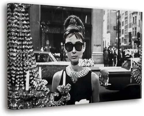 Miniatura 17 de SpiritualHands Audrey Hepburn Póster de Arte de Pared Lienzo Enmarcado, Pósteres de Arte de Pared Haus and Hues, Decoración de Pared Moderna Audrey