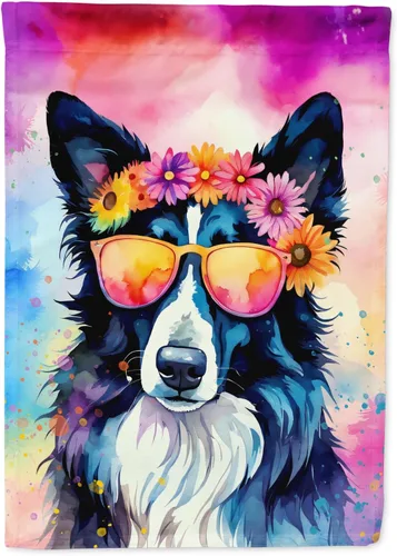 Miniatura 14 de Caroline's Treasures DAC2448GF - Bandera de jardín con diseño de perro afgano hippie Dawg, bandera decorativa para patio exterior, patio, obras